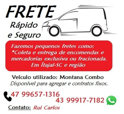 Fretes em Itajaí e região