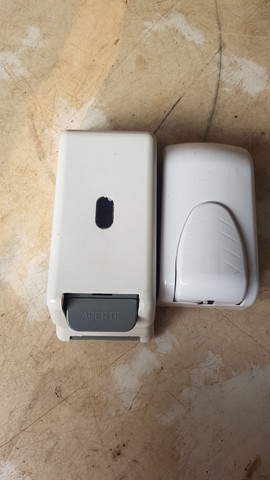 Porta alcool em gel e papel