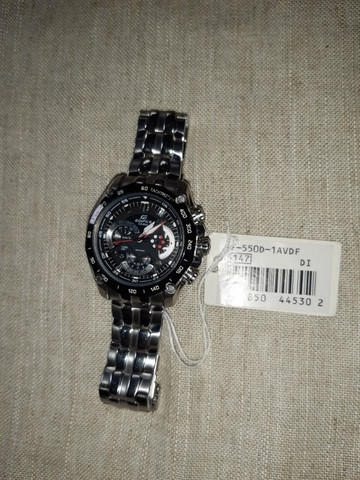 Relógio Masculino Casio Edifice - Ef-550d-1avdf Estado Zero - Foto 5