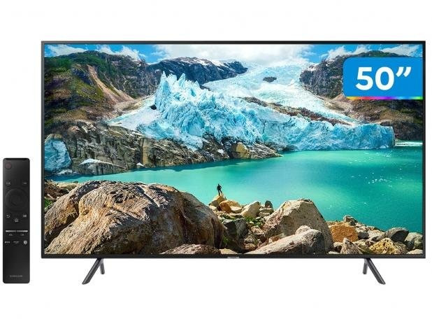 Smart TV Crystal UHD 4K LED 50? Samsung - 50TU8000 Wi-Fi Bluetooth HDR 3 HDMI 2 USB - Foto 2