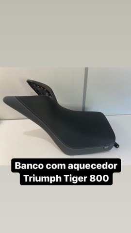 Banco Triumph Tiger 800 com aquecedor 