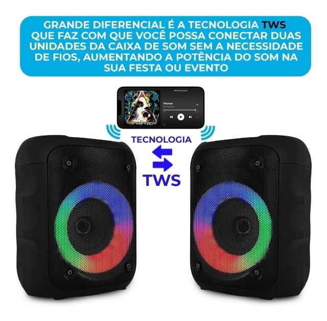 Oferta! Caixa de Som Multimidia Led - Foto 2