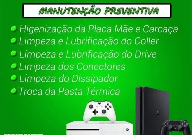 LIMPEZA E MANUTENÇÃO XBOX ONE S  ASSISTENCIA TANTUS GAMES 