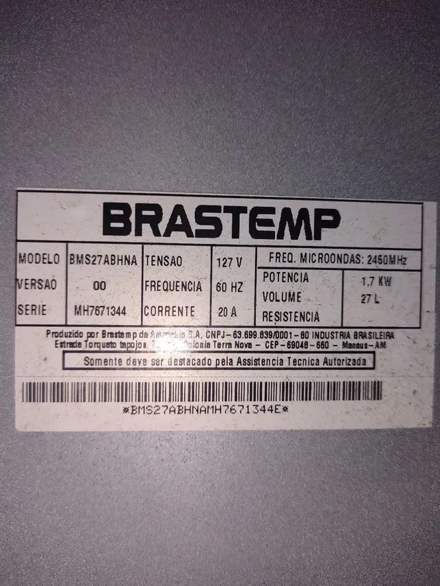 Miicroondas Brastemp Jet Defrost 27lts  - Foto 5