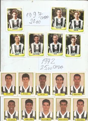 figurinhas atletico minas - avulsas de varios anos 