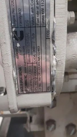 Gerador de Energia 120/100 KVA (CADA) Cummins 2012 Nunca Usados Motor Cummins - Foto 4