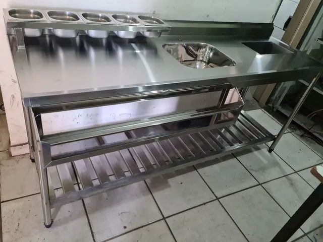 Bancada inox para drinks  - Foto 2