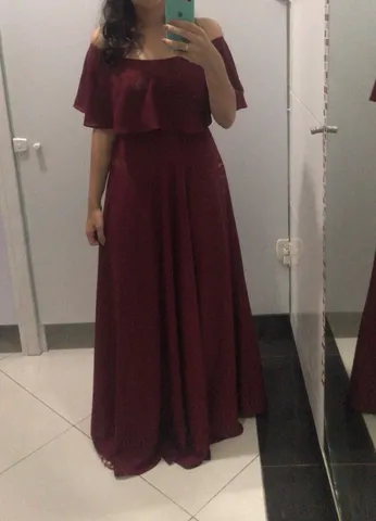 Olx vestido hot sale de madrinha marsala