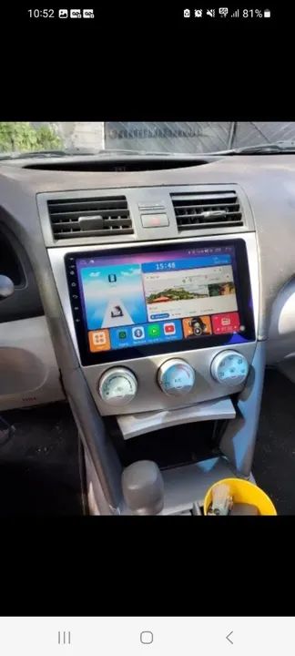 Multimídia Android Toyota Camry 9 polegadas 