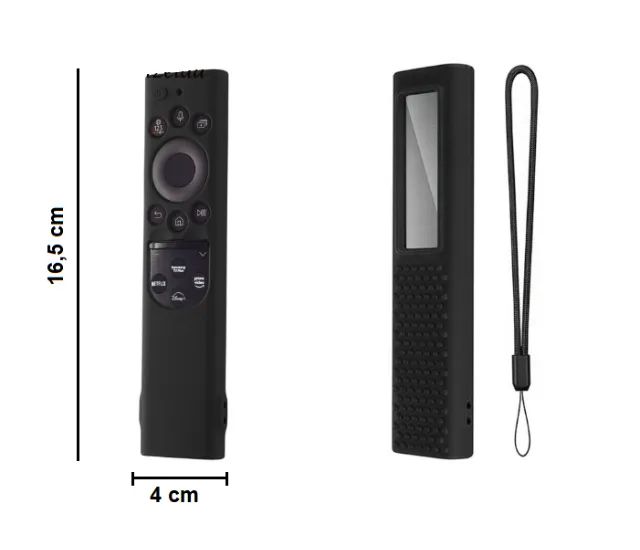 Capa silicone p/ controle Tv samsung reto / curvo 16,5cm R$ 40,00 - Foto 2