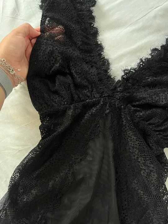 Body de renda preto  - Foto 2