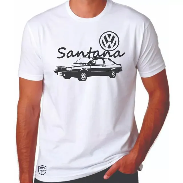 Camiseta Santana vw quadrado