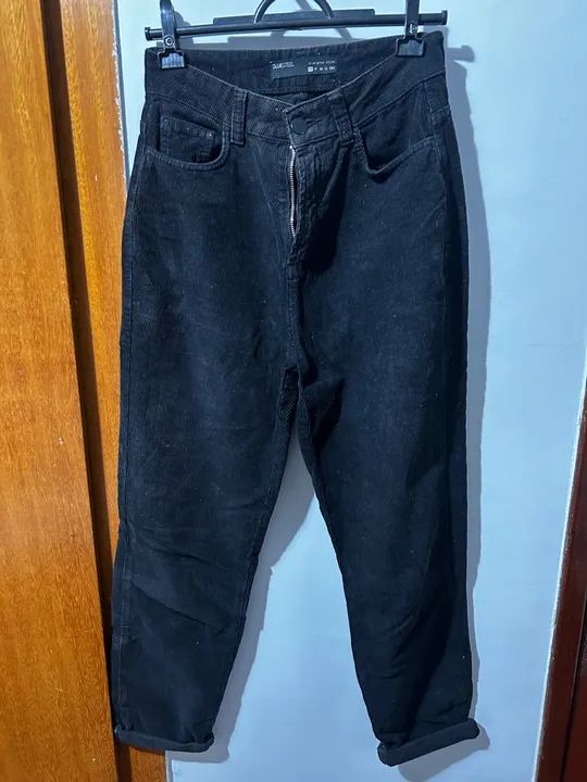 Calça veludo mom jeans - Foto 4