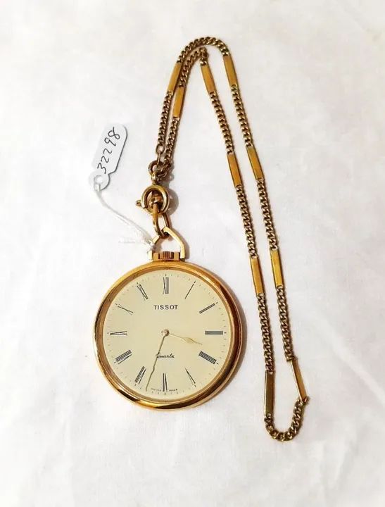 relógio de bolso swiss tissot watches since 1853 legítimo - para colecionador - Foto 4