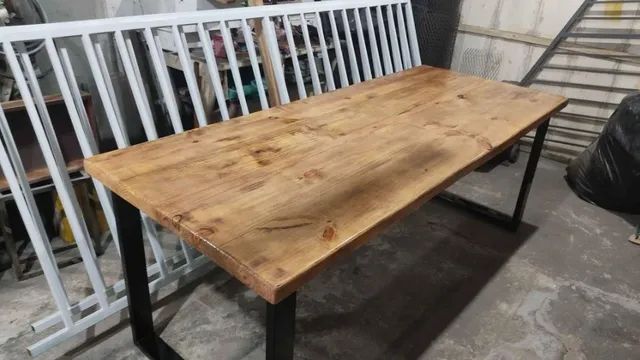 Mesa estilo industrial 