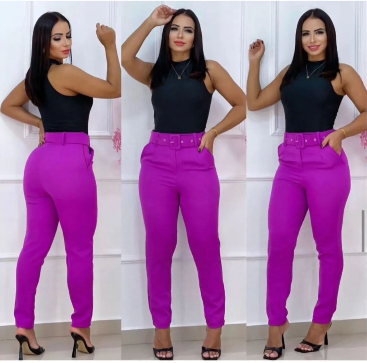 Calça alfaiataria com elastano  - Foto 4