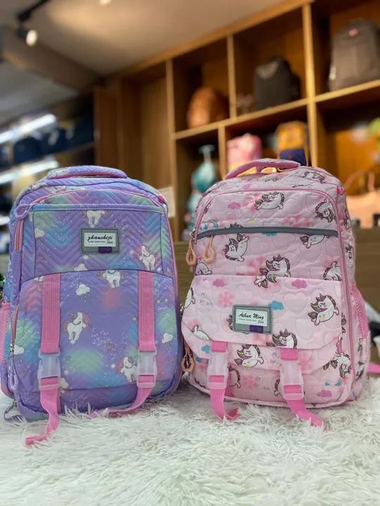 Mochilas infantis unicórnio - modelos! - Foto 2