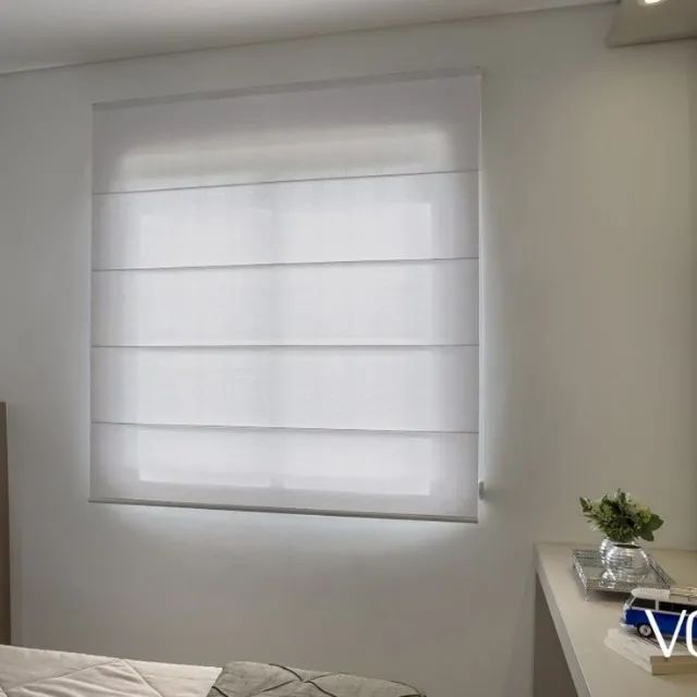 Cortina Persiana Romana Tela Solar 5% Sobre Medida da Decorflex Interiores: Proteção e Est