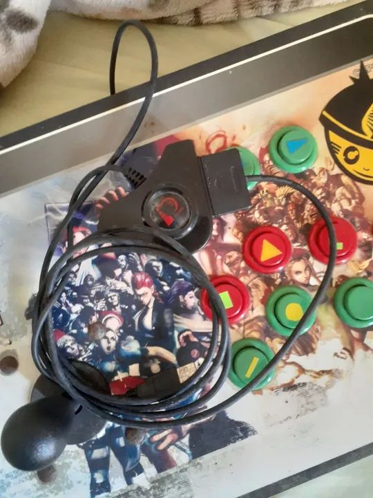controle arcade para pc e play 1/2  - Foto 2