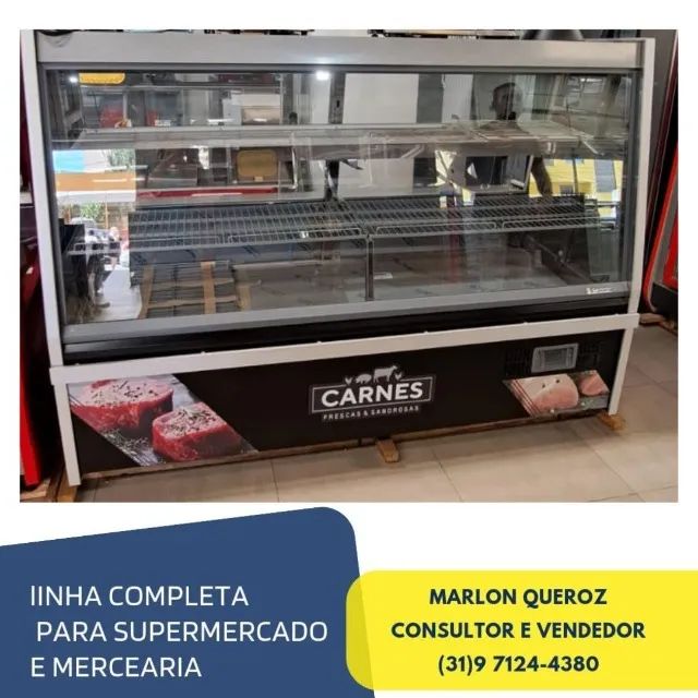 Balcao de Açougue Gelopar 2 Metros Novo 220v