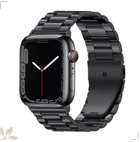 Pulseira Smartwatch Aço Inox Preto fosco Para Apple Ultra 8 49mm - Foto 4