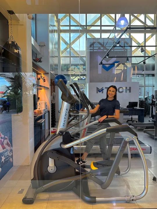 Esteira elíptico bicicleta ergométrica elétrica de ginástica Mtechbr  - Foto 4