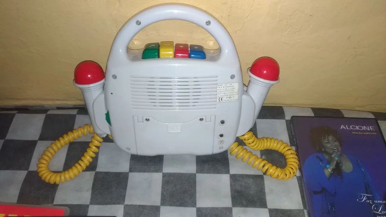 Karaoke Infantil de fitas k7s cassetes, 2 microfones, envio qq local. E outros. - Foto 5