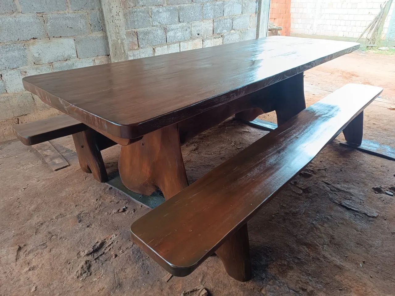 Mesa rustica 2.5x0.90  - Foto 4