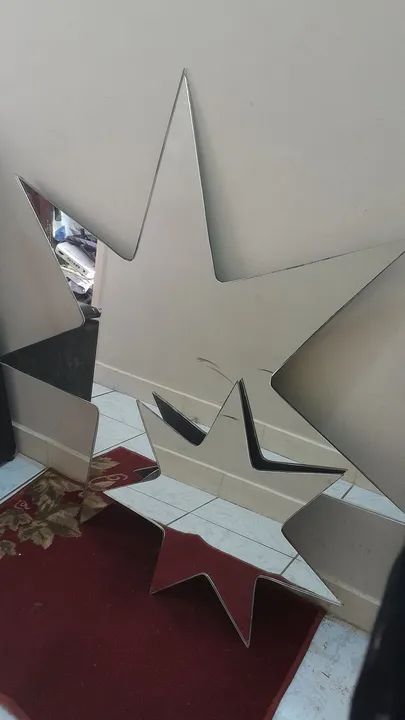 2 espelhos estrelas grande