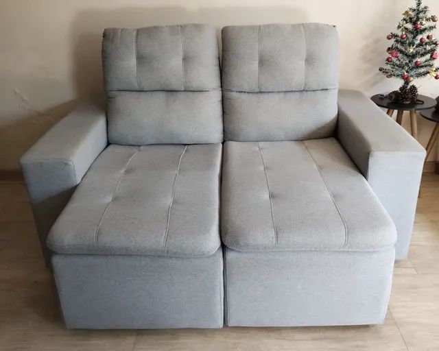 Sofá retrátil 2 lugares, perfeito estado! Sofás e Poltronas Campeche, Florianópolis