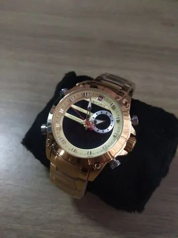 Relógio Dourado Naviforce Original  - Foto 4