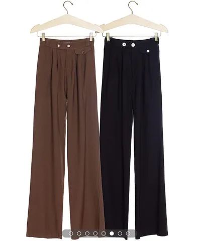Calça preta feminina alfaiataria P - Foto 5