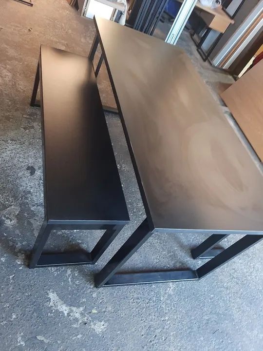 Mesa de jantar industrial - Foto 5
