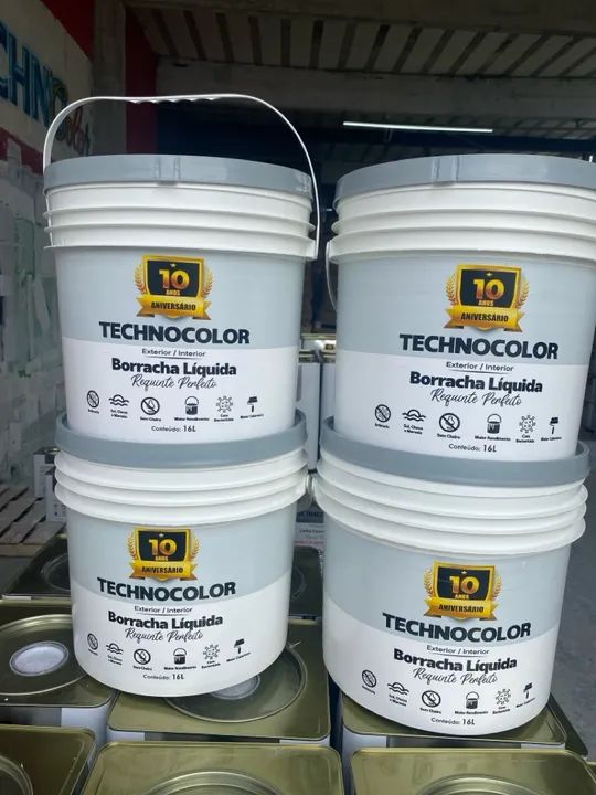 Tintas emborrachada linha premium primeira linha impermeável  - Foto 5