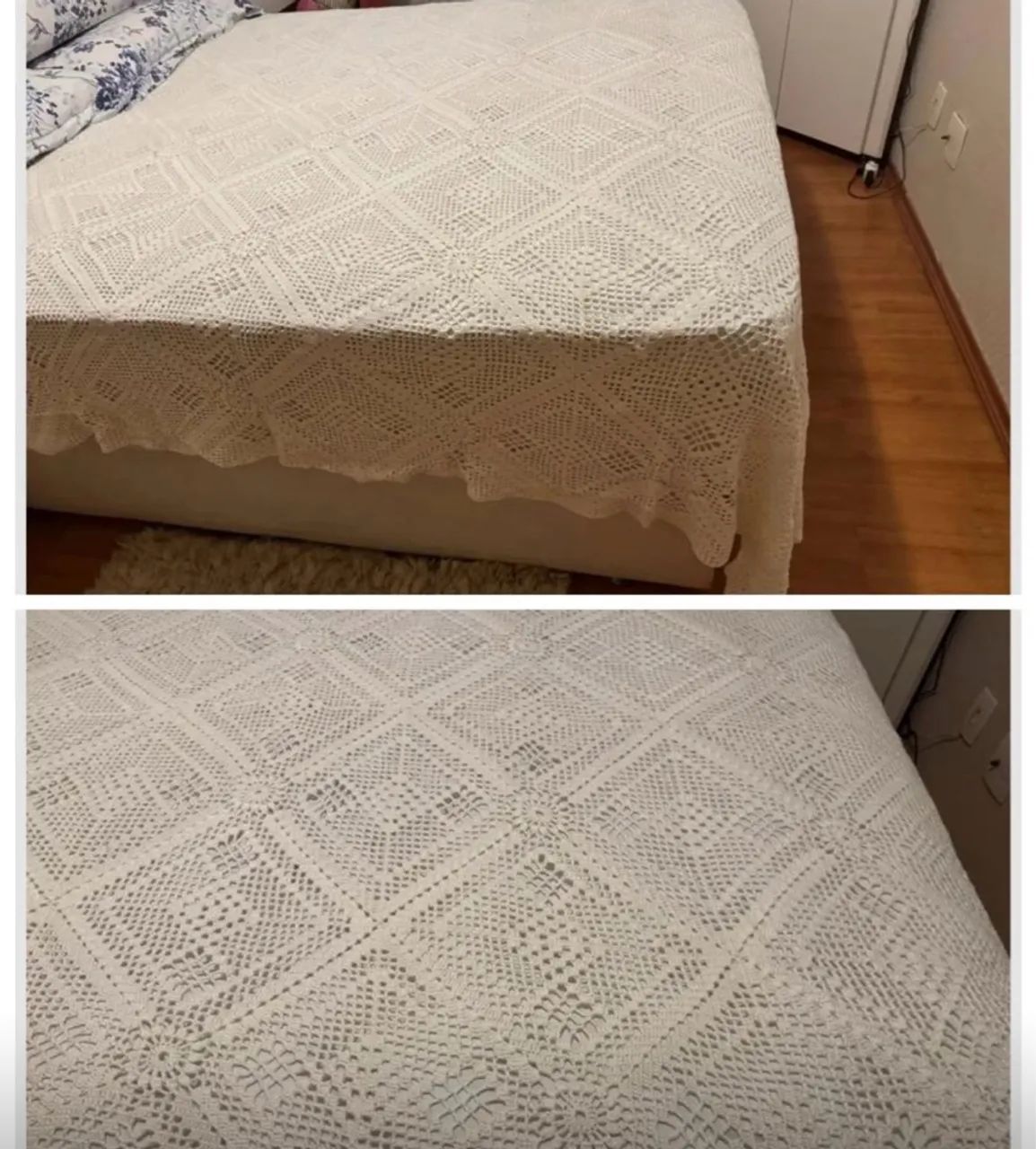 Colcha casal crochê
