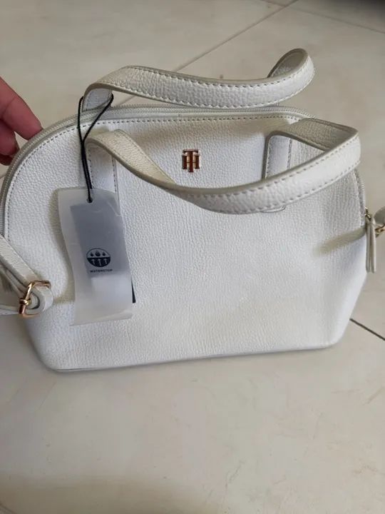 Bolsa Tommy Hilfiger branca -nova - Foto 3