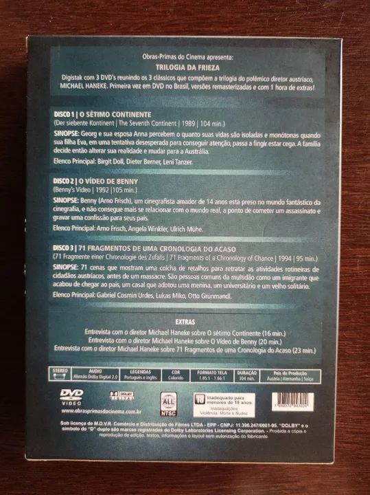 box Trilogia da frieza Michael Haneke raro - Foto 2