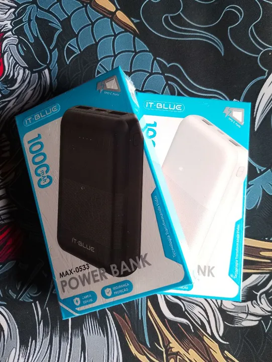 ( Promoção) Power bank 10.000 mAh carregador portátil
