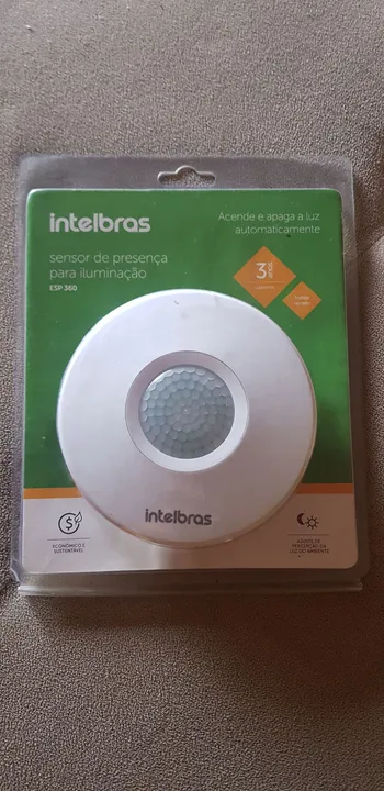 Sensor de Presença Intelbras ESP 360 - Iluminação Automática