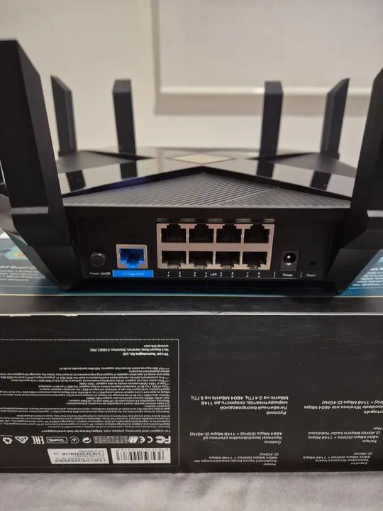 Roteador Wi-Fi 6 TP-link Ax6000 8 Antenas  - Foto 2