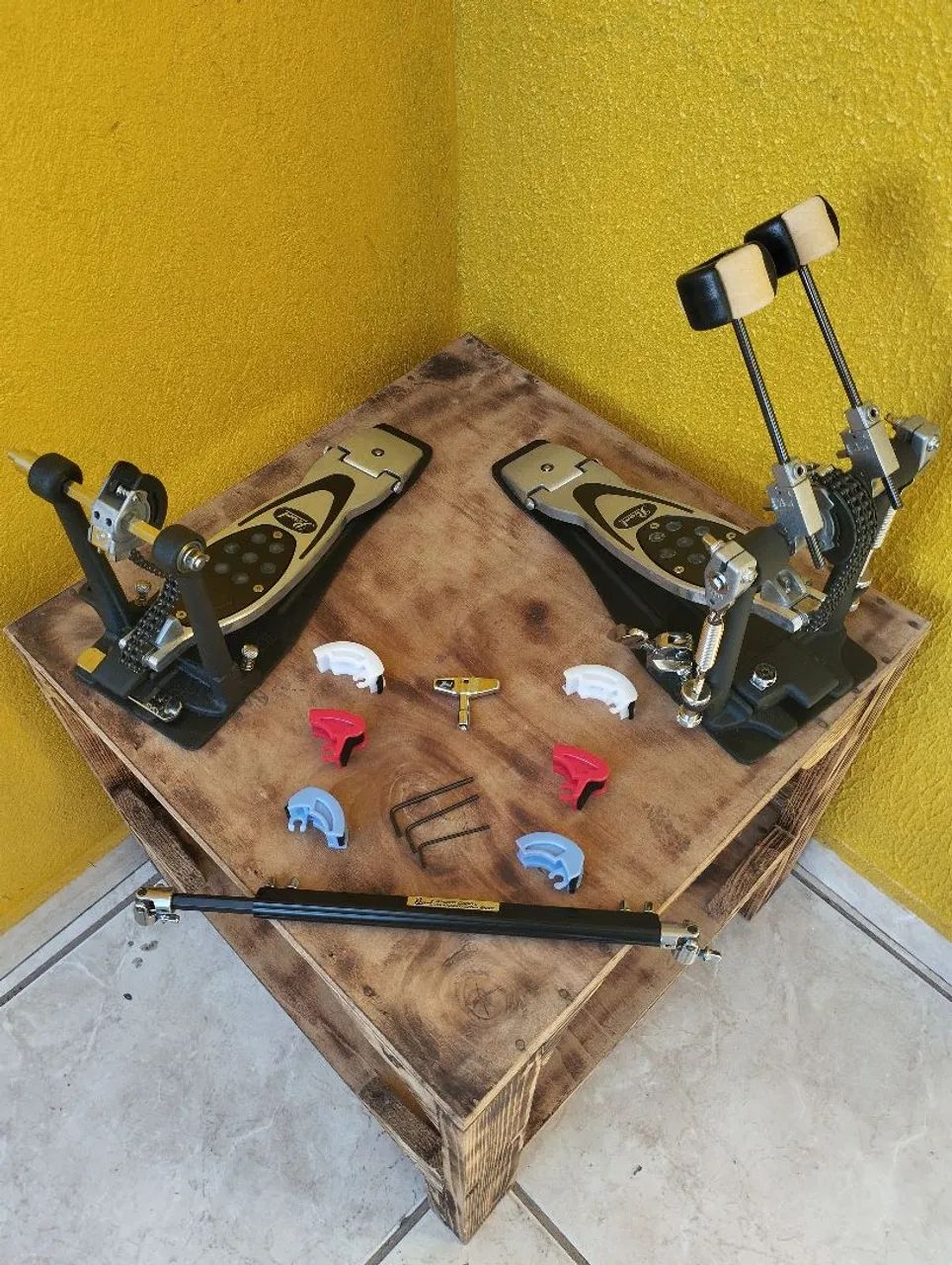 Pedal Duplo Pearl Eliminator  - Foto 4