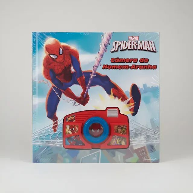 Spiderman: Camera Do Homem-aranha Da Marvel com livro da Editora Dc - Foto 5