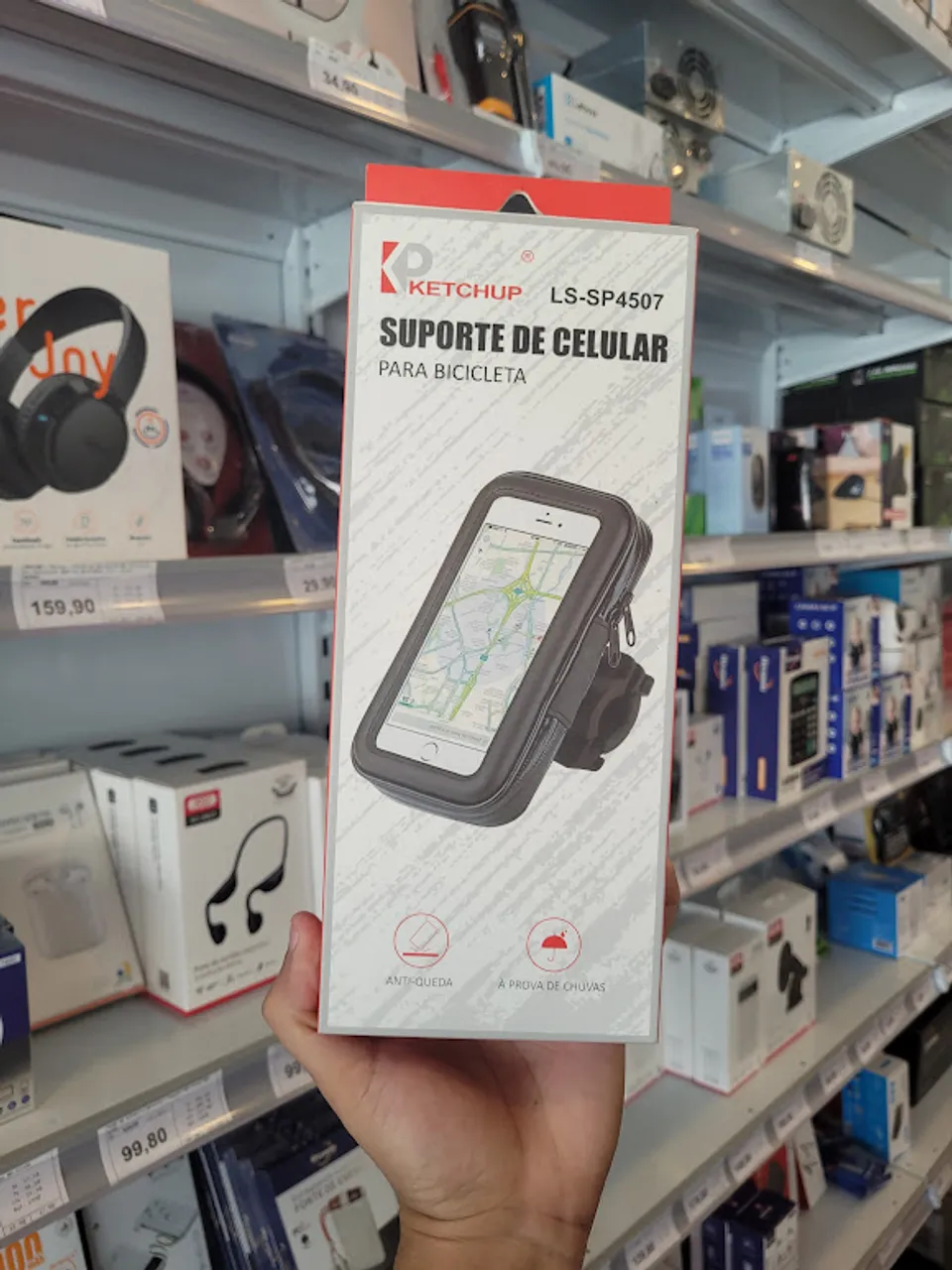 Suporte de Celular para Moto/Bike 6? Ketchup LS-SP4506/4507