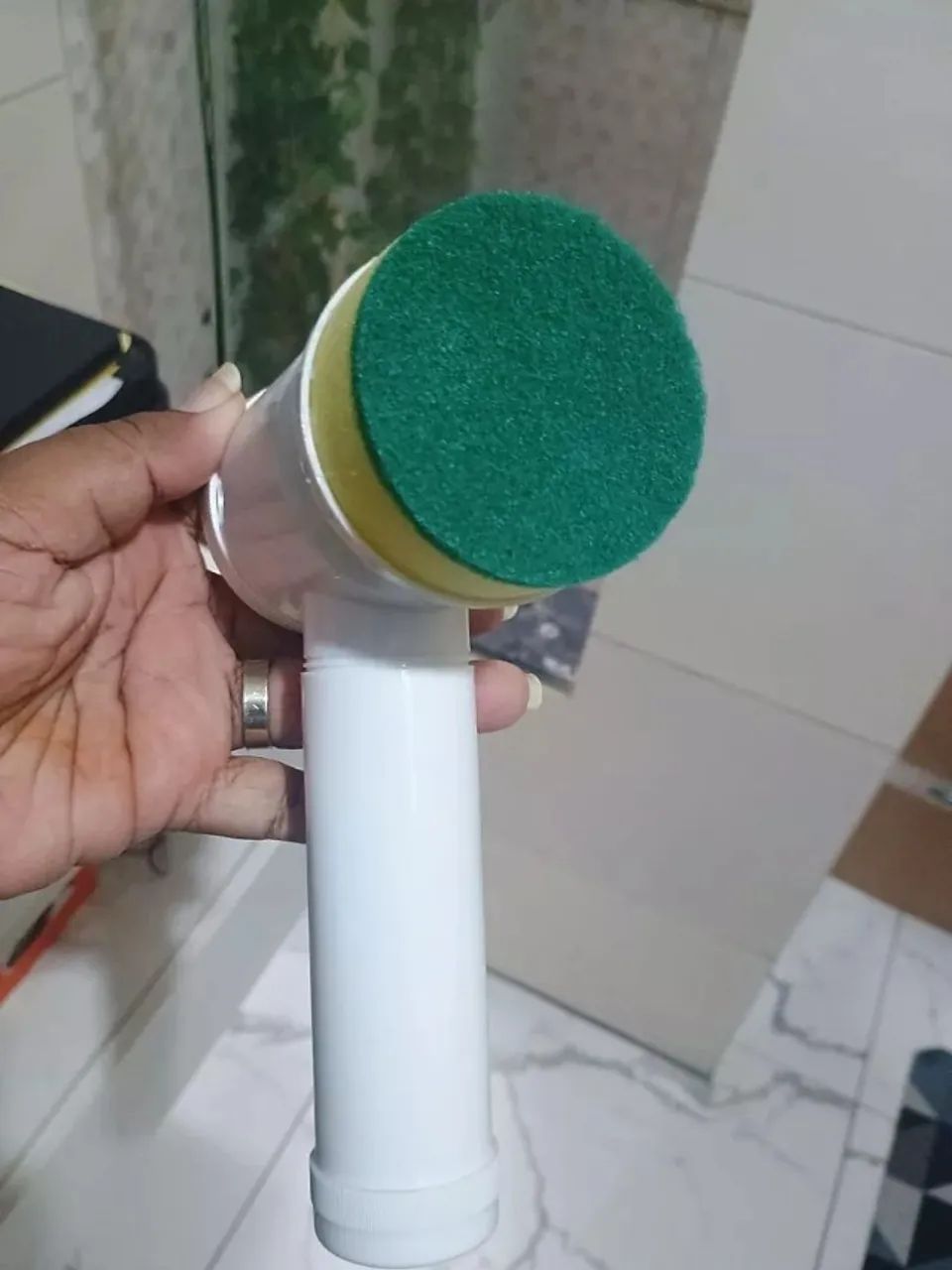 Escova elétrica de limpeza - pague na entrega - Foto 3