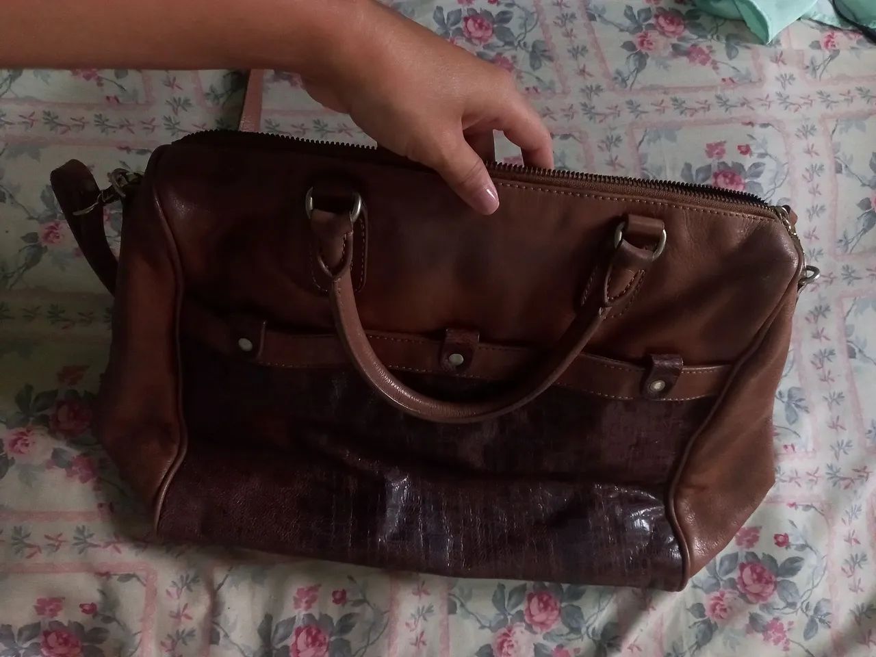 Bolsa Arezzo Marrom - Foto 5