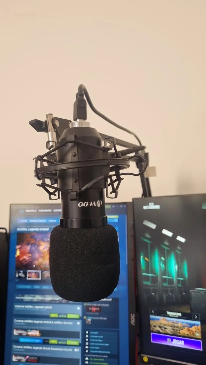 Microfone Vedo VD800 com suporte articulado - Foto 2