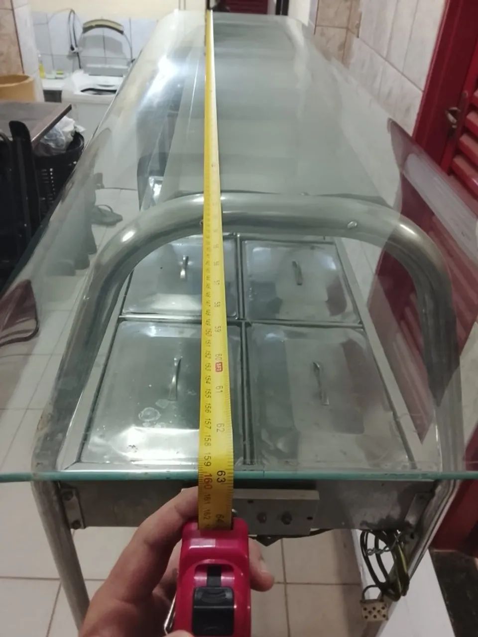 Protetor Salivar. (Vidro Chapéu,  ou Salivador para Buffet Self Service) - Foto 4