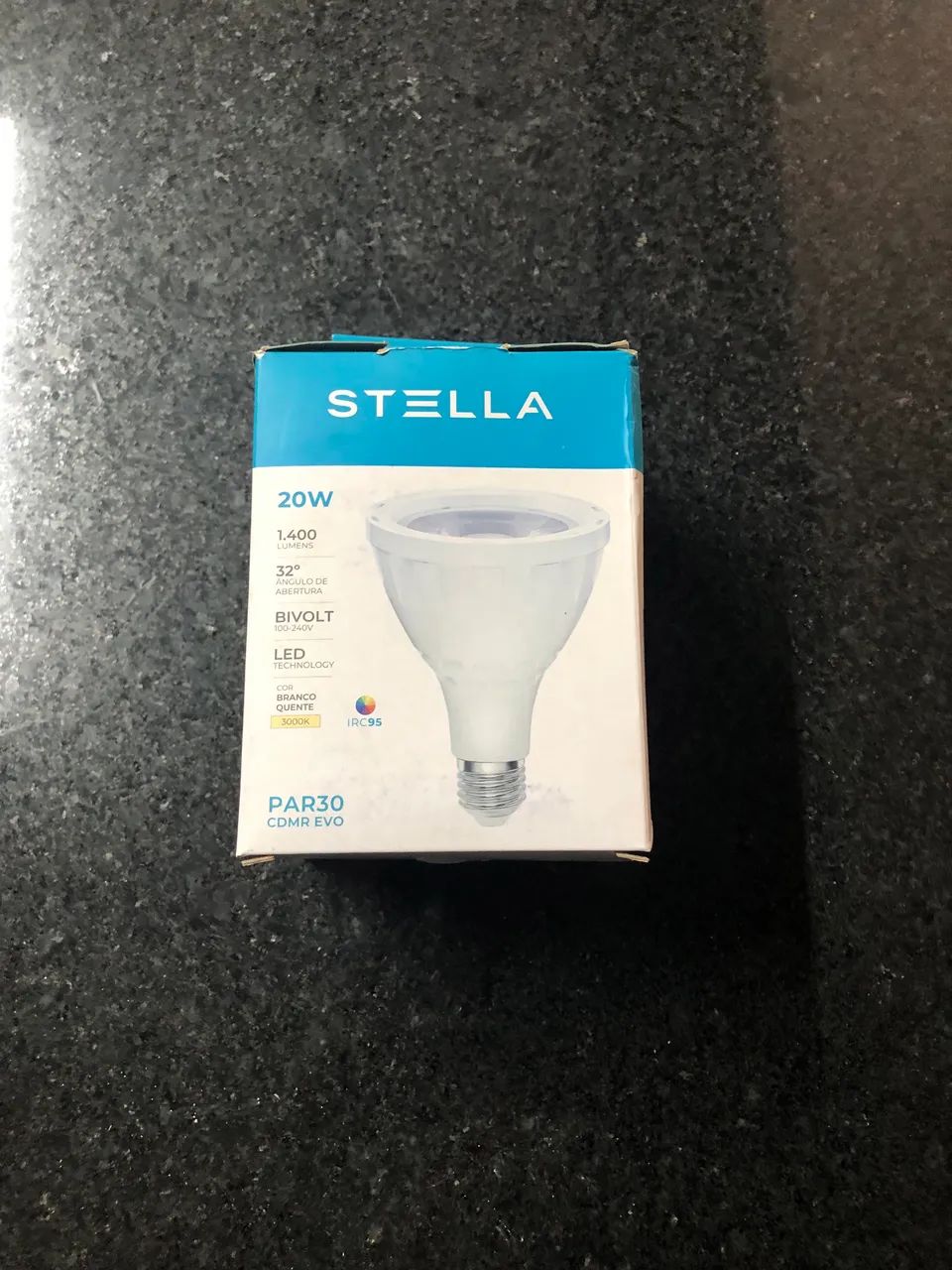 Lâmpada LED STELLA - Par30 Cdmr Evo 20w 3000k 32° 1400lm
