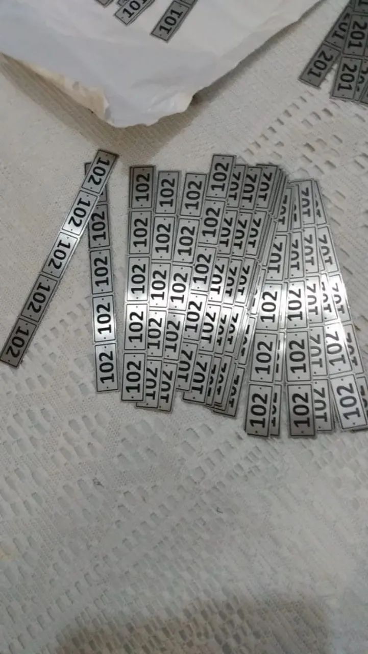 Plaquetas para hidrômetro  - Foto 2