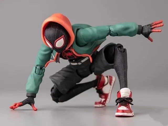 action figure miles morales articulado bootleg into the spiderverse spiderman - Foto 4